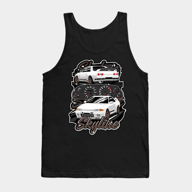 Nissan Skyline R32 Tank Top by JDMAPEX